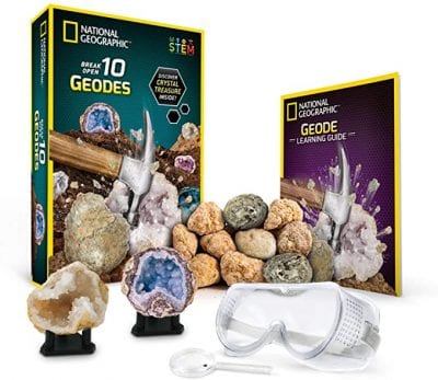 National Geographic Break Open Geodes as an example of educational toys for second grade