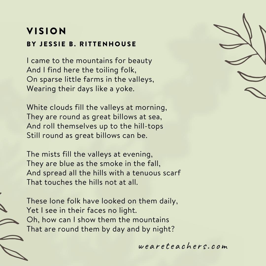 Vision by Jessie B. Rittenhouse.