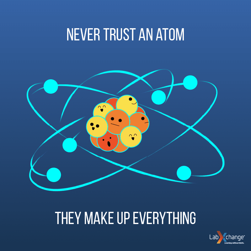 Never trust an atom, they make up everything!
