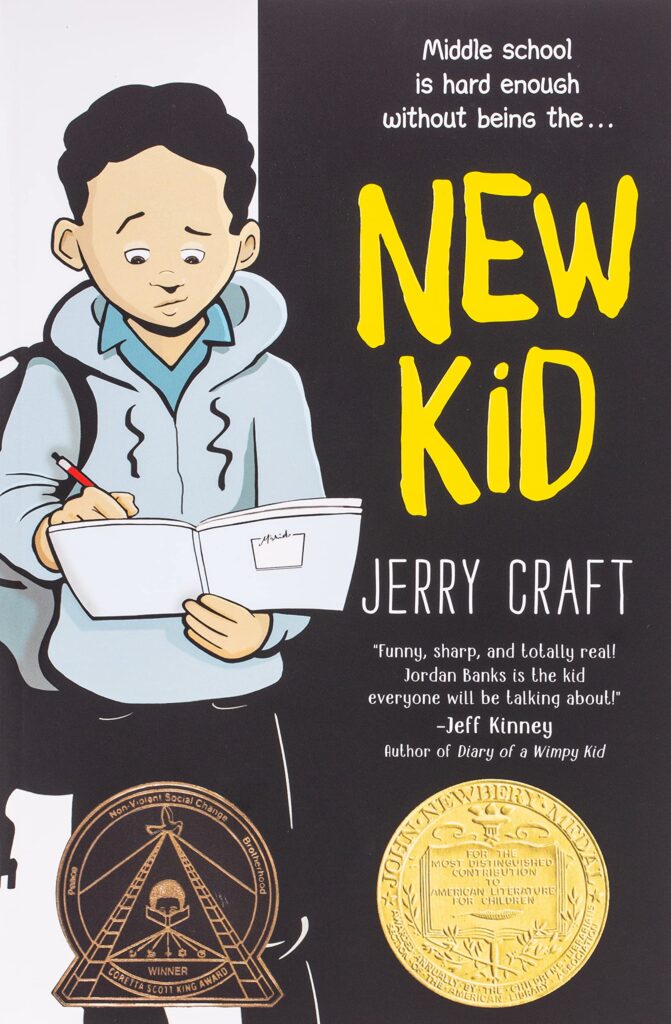 Cover of 'New Kid' by Jerry Craft- 4th grade books