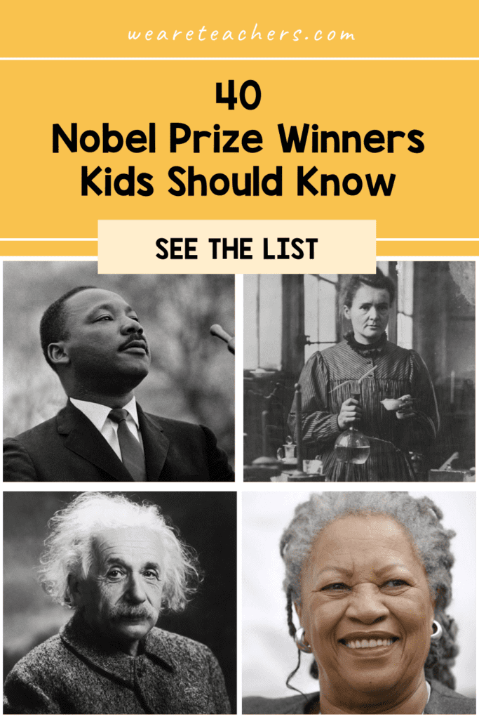 40 Nobel Prize Winners Kids Should Know
