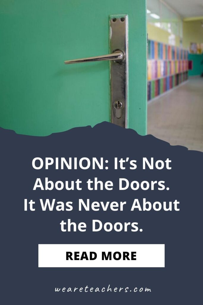 OPINION: It's Not About the Doors. It Was Never About the Doors.