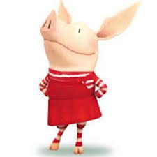 Children's book characters- Olivia the pig
