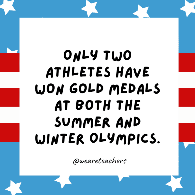 Only two athletes have won gold medals at both the Summer and Winter Olympics.
