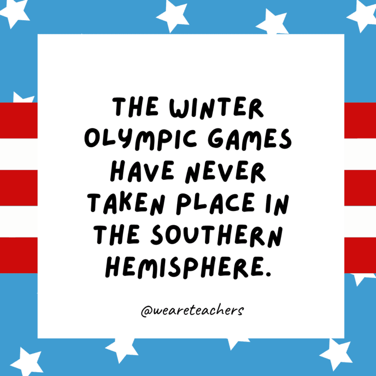 Fun facts about the olympics