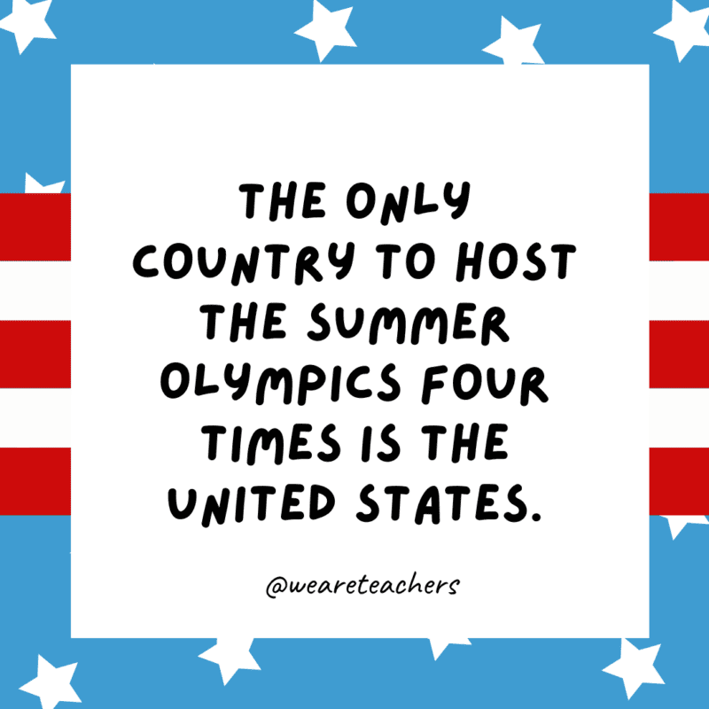 The only country to host the Summer Olympics four times is the United States.
