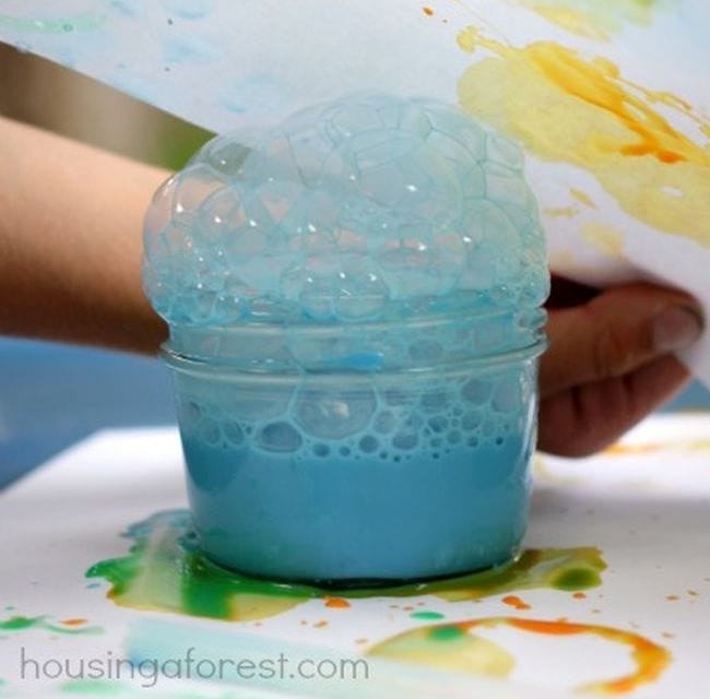 Painting With Bubbles