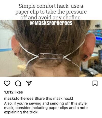 Paper clip mask hack