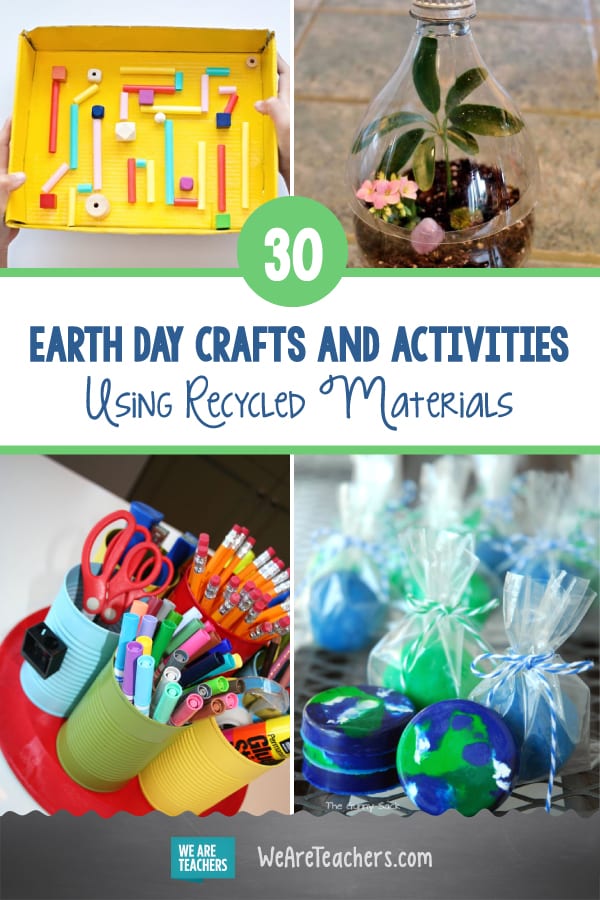 30 Earth Day Crafts With Upcycled Materials   WeAreTeachers