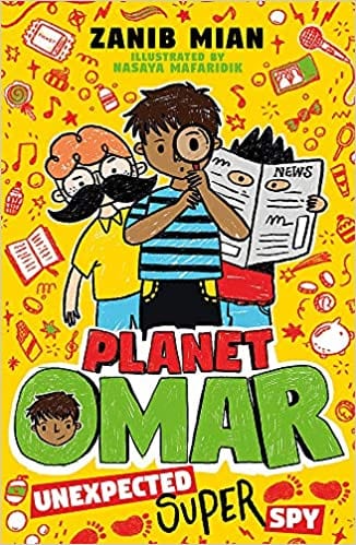 Book cover for Planet Omar Unexpected Super Spy