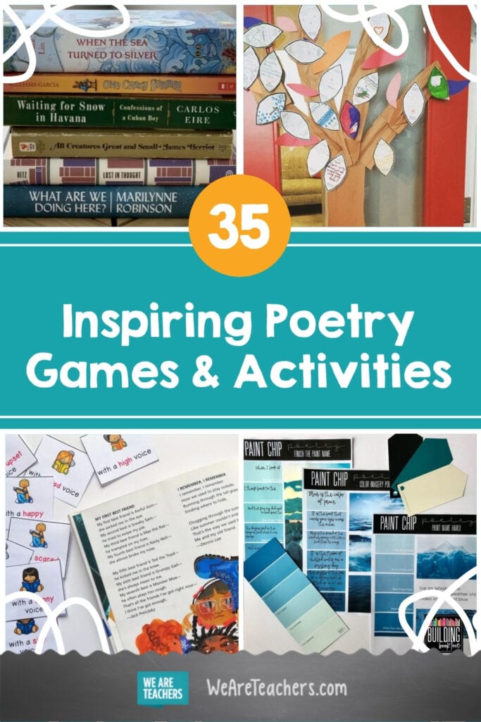 35 Inspiring Poetry Games And Activities For The Classroom