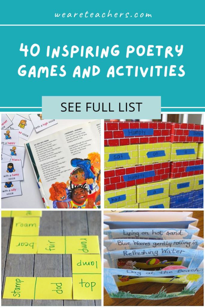 40 Inspiring Poetry Games and Activities for Kids and Teens