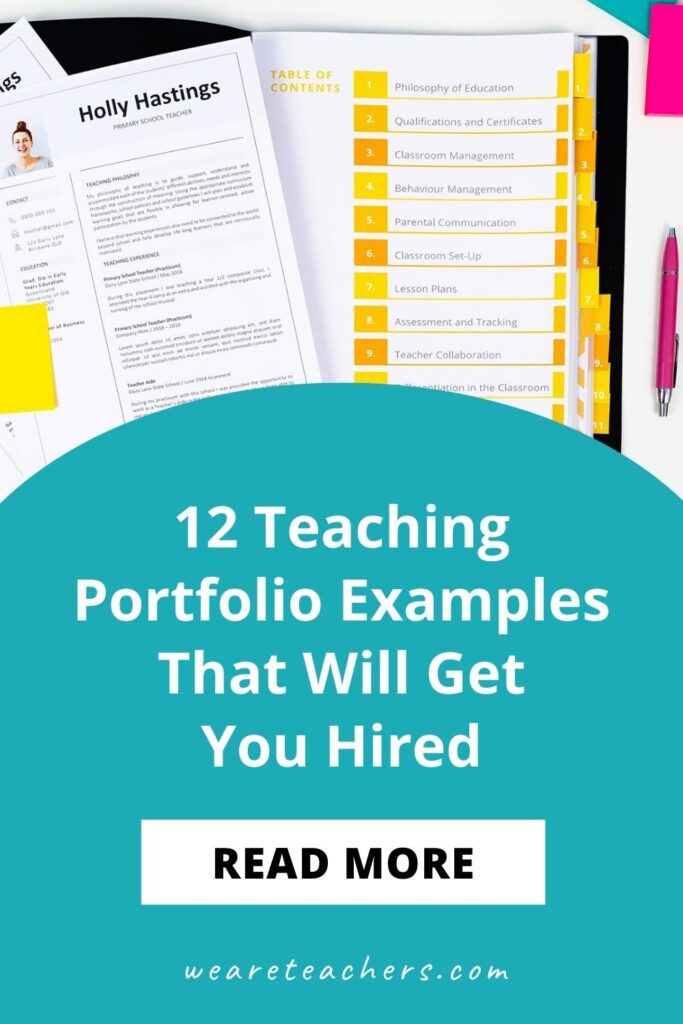 12 Teaching Portfolio Examples That Will Get You Hired