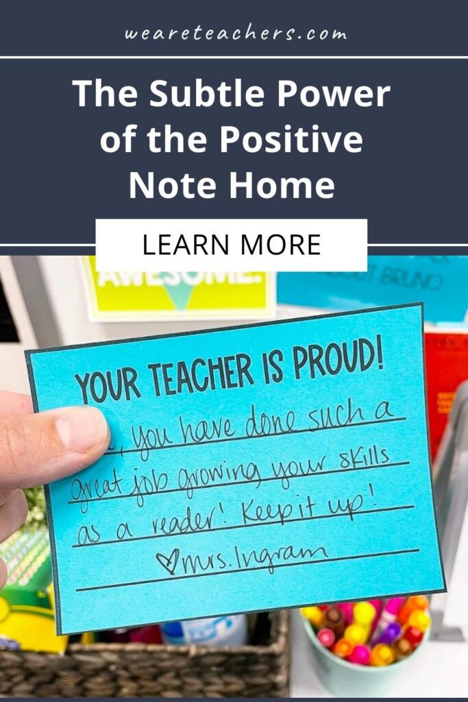 The Subtle Power of the Positive Note Home