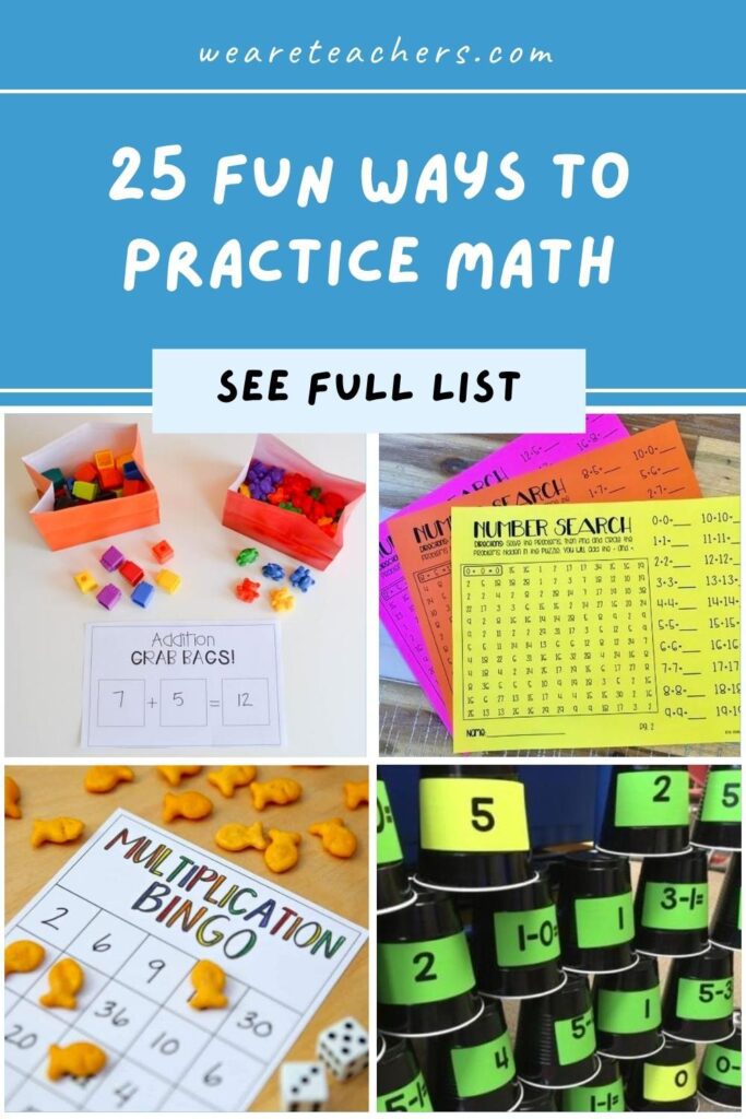 25 Easy Ways To Make Math Facts Practice Fun and Effective