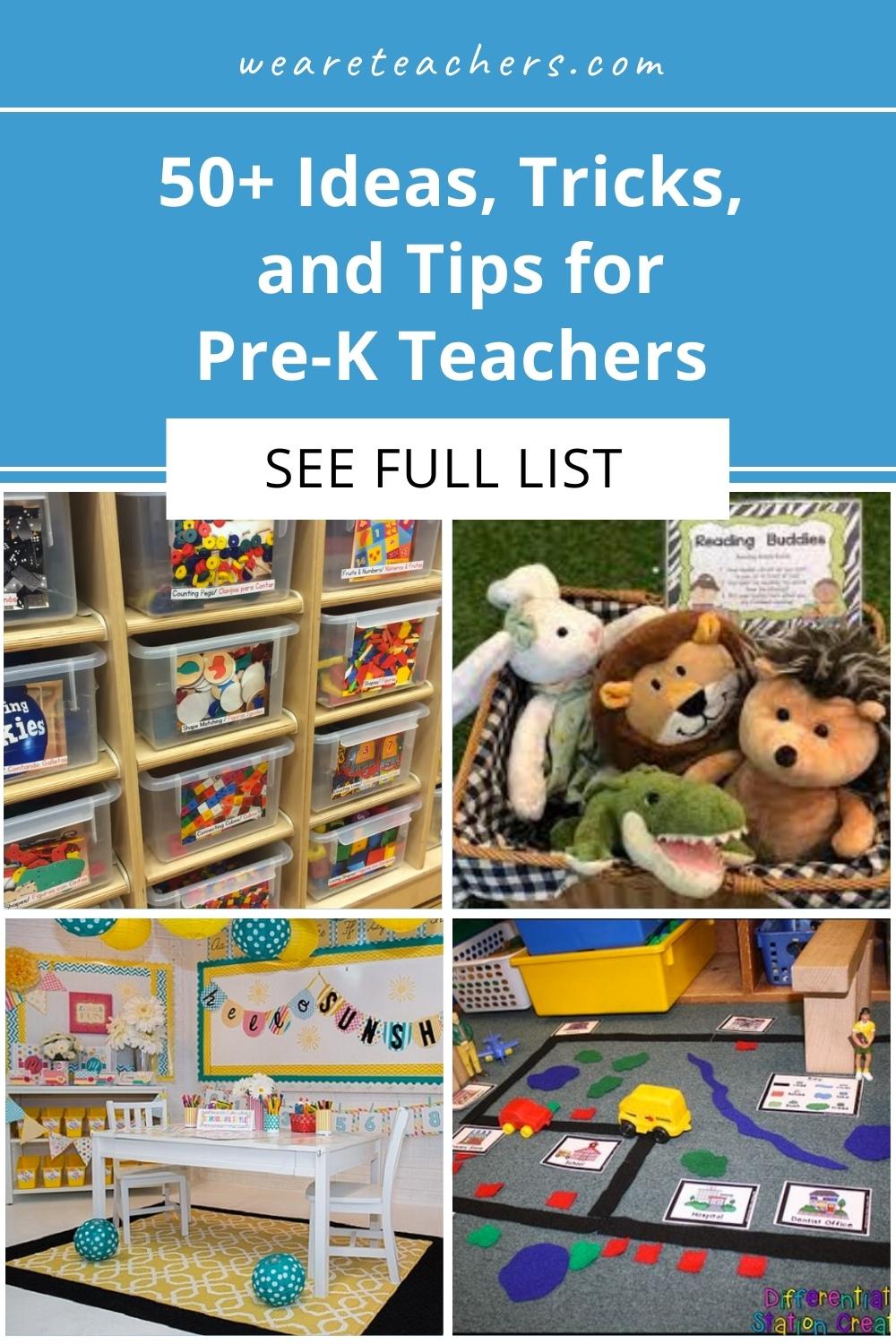 50+ Tips for PreK Teachers