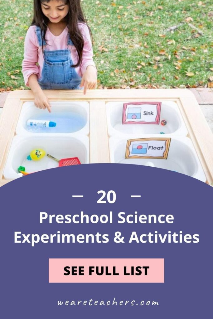 20 Simple and Fun Preschool Science Experiments and Activities