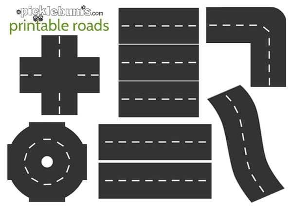 Road Template Printable