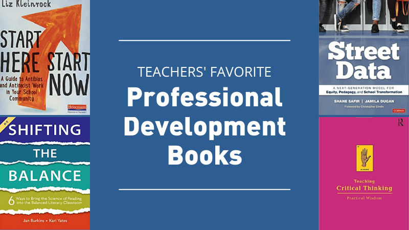 Teachers' favorite professional development books.