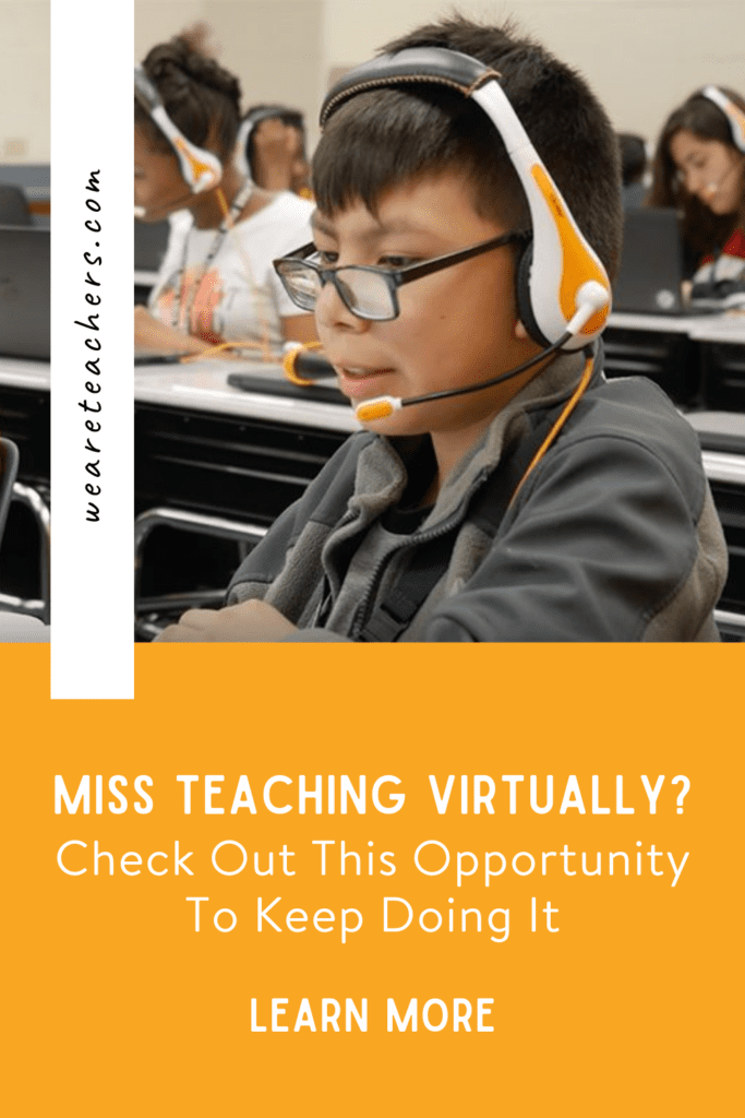 Miss Teaching Virtually? Check Out This Opportunity To Keep Doing It