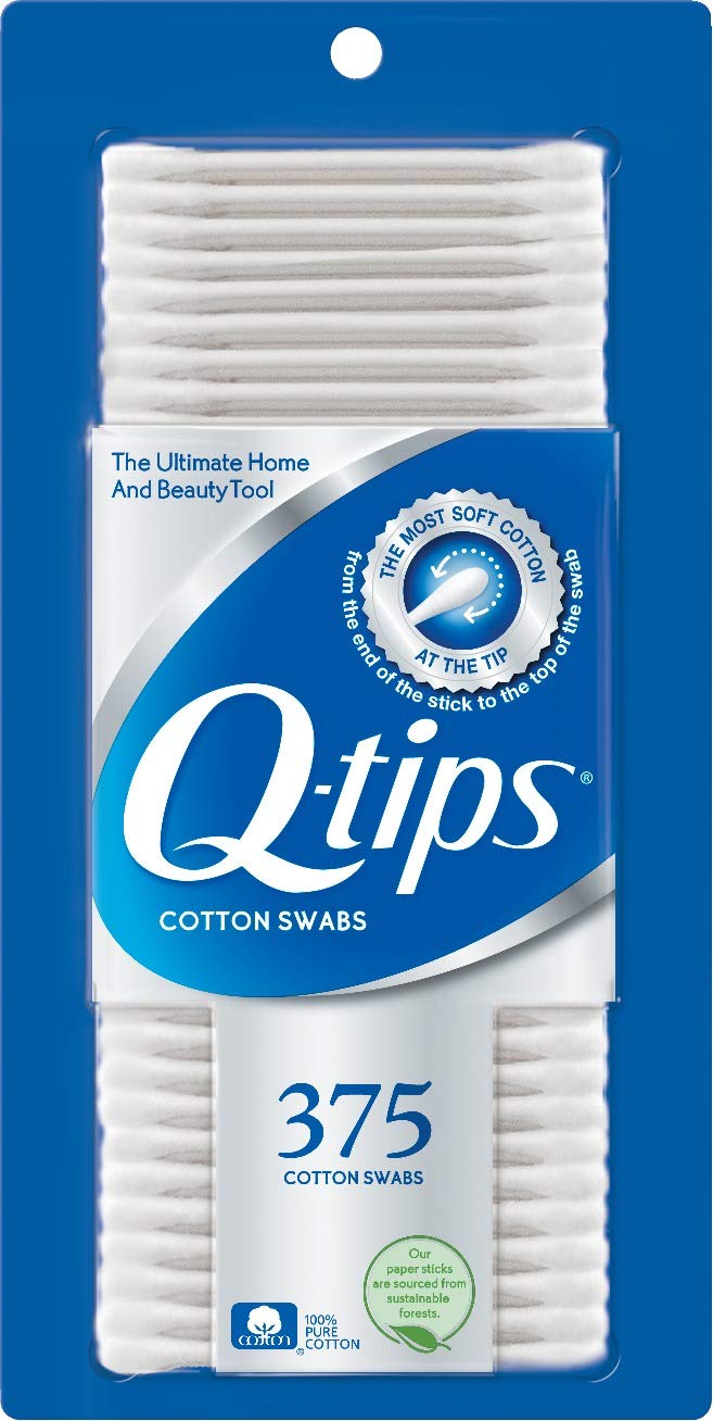 Package of Q-tips, as an example of classroom cleaning supplies