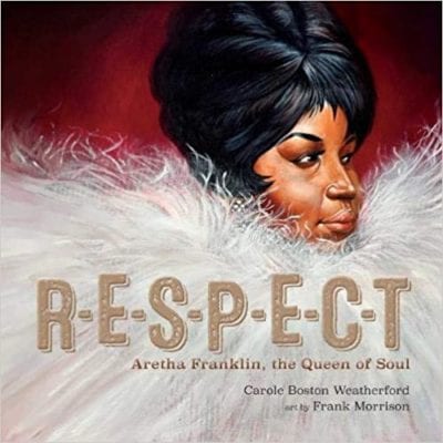 Book cover for RESPECT: Aretha Franklin, the Queen of Soul on Amazon