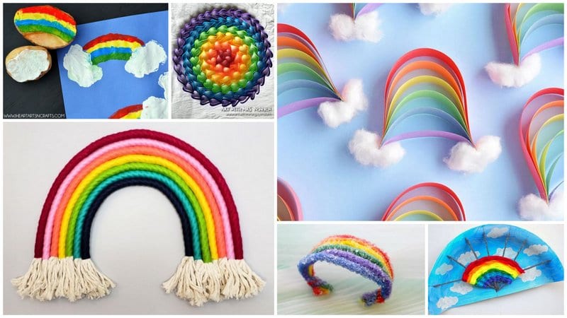 25 Brilliant Rainbow Crafts And Activities Weareteachers Preschool rainbow activities small