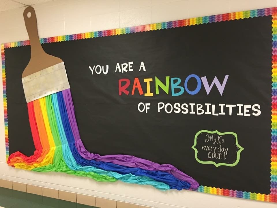 20 Rainbow Bulletin Boards For A Colorful Classroom