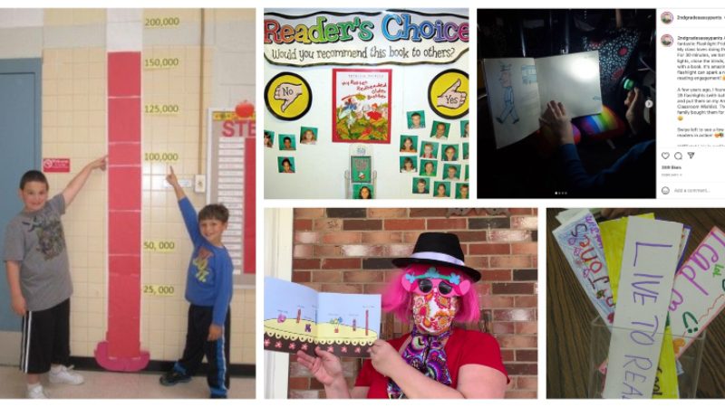collage of images for Read Across America