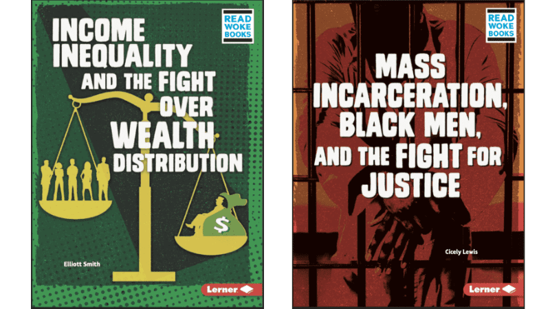 Book covers for Income Inequality and the Fight Over Wealth Distribution and Mass Incarceration: Black Men and the Fight for Justic