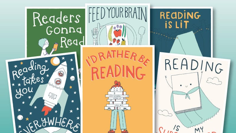 Free Reading Posters for the Classroom