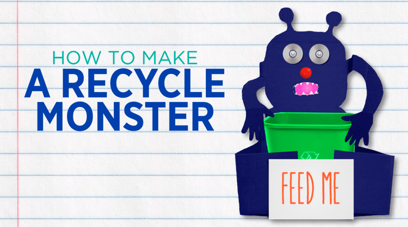 DIY a Cardboard Box into a Recycle Monster We Are Teachers