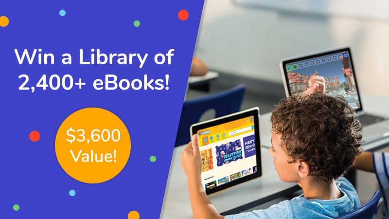 "Win a library of 2,400+ eBooks! $3600 value!"