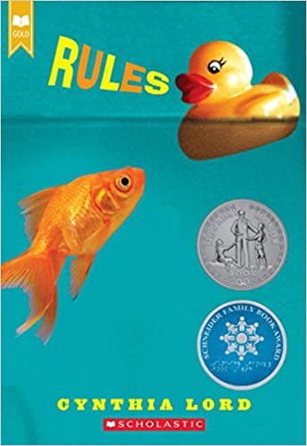 Book cover of Rules, as an example of 5th grade books