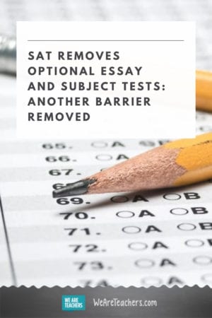 sat essay removed