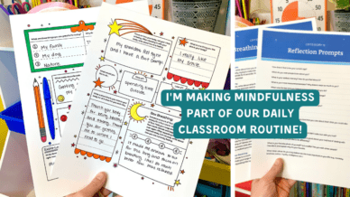 Feature image of photos of mindfulness journals for kids