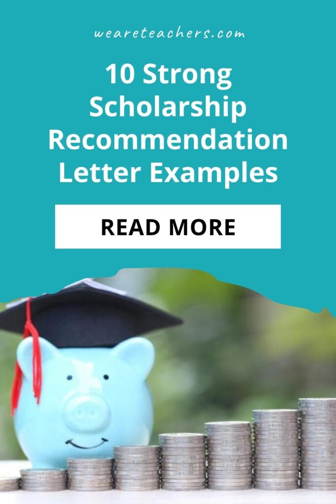 10 Strong Scholarship Recommendation Letter Examples