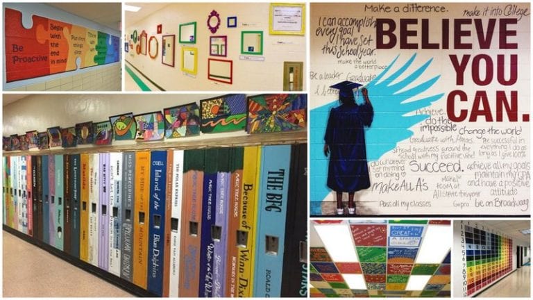 25 Wonderful Ways To Make School Hallways Positive And Inspiring