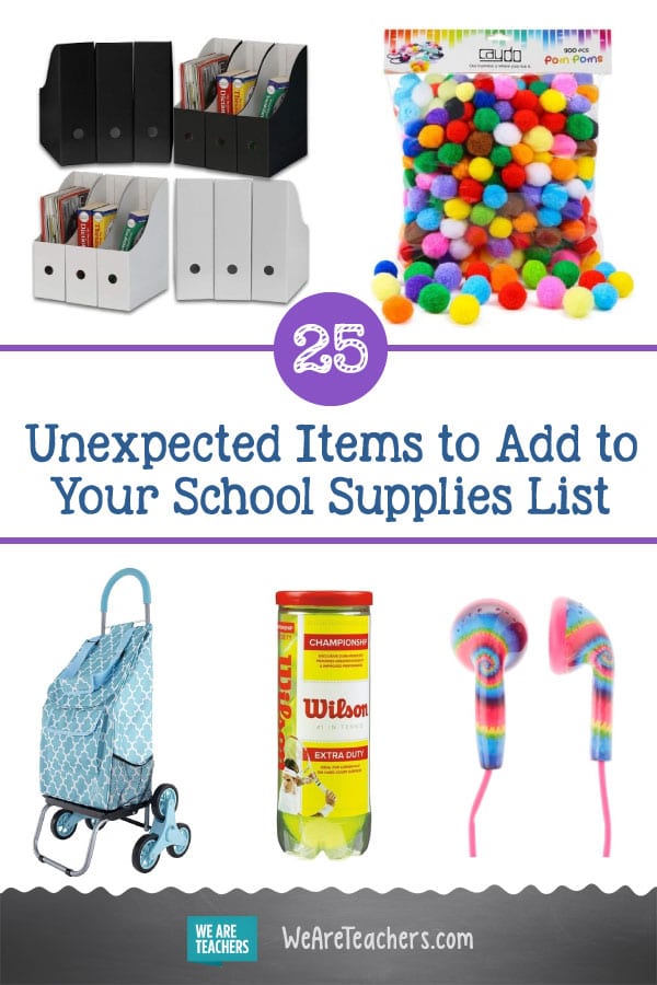 25 Unexpected And Totally Genius Items For Your School Supply List