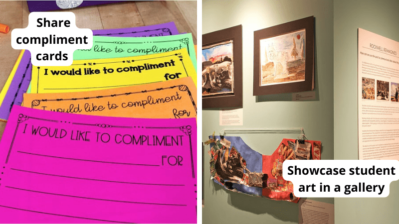 Examples of ways to foster school spirit in the classroom
