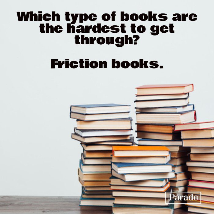 What type of books are the hardest to get through?