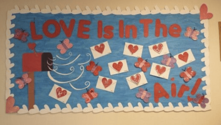 18 Lovely Valentine’s Day Bulletin Board Ideas