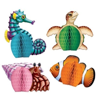 sea creature centerpieces