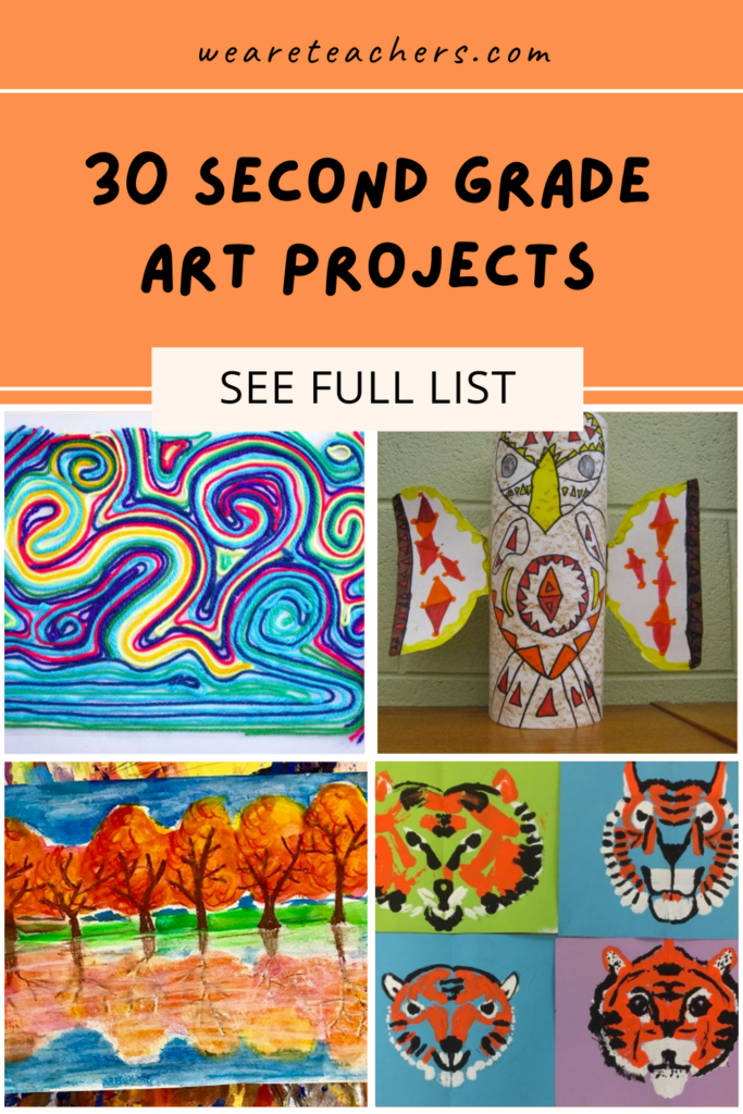 30 Second Grade Art Projects Full of Imagination and Creativity