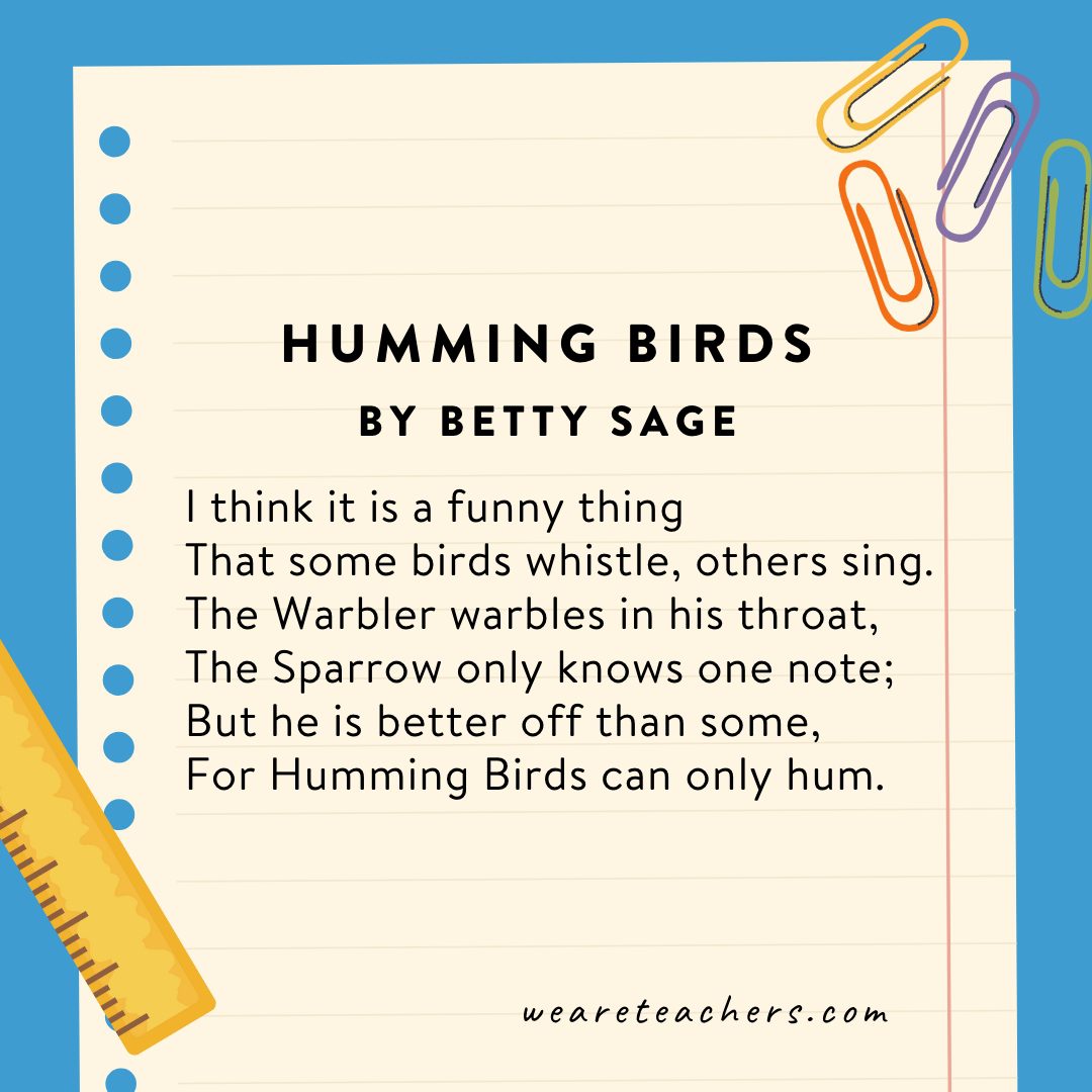 30 Best Short Poems to Share with Kids NEONFEED