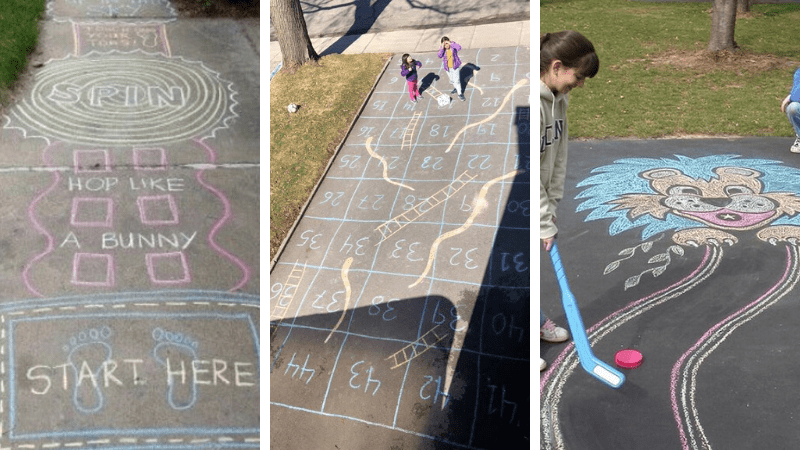 best sidewalk chalk art