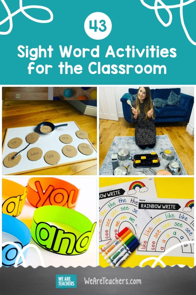 43 Creative and Simple Sight Word Activities for the Classroom