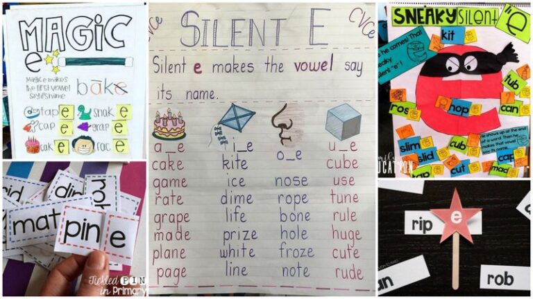 Silent E Words Free Printables Plus Ways To Teach Silent E