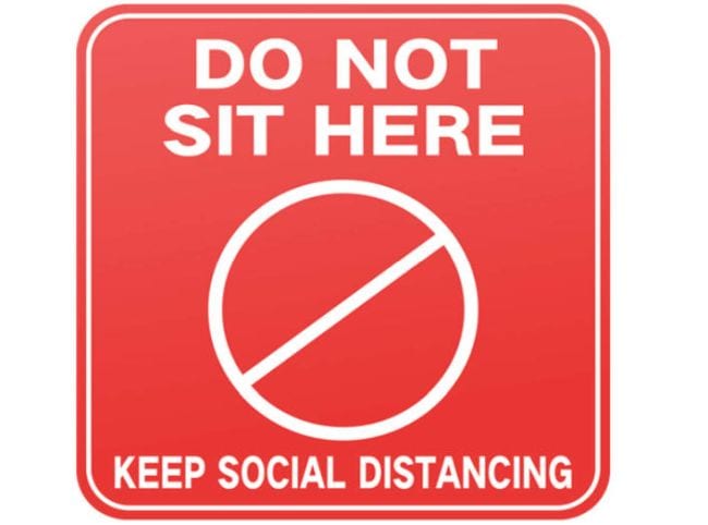 Green, SIT HERE 20 Pack Chair Decal Sit here Social distancing Stickers 20 Pack