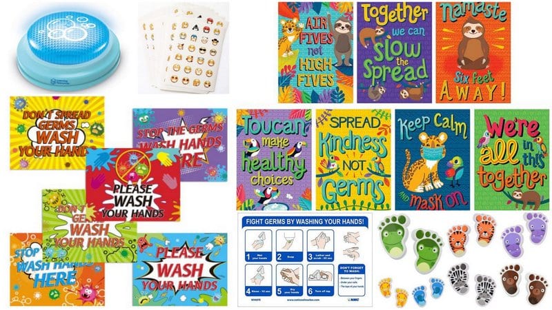 Social Distancing Classroom Decor and Posters